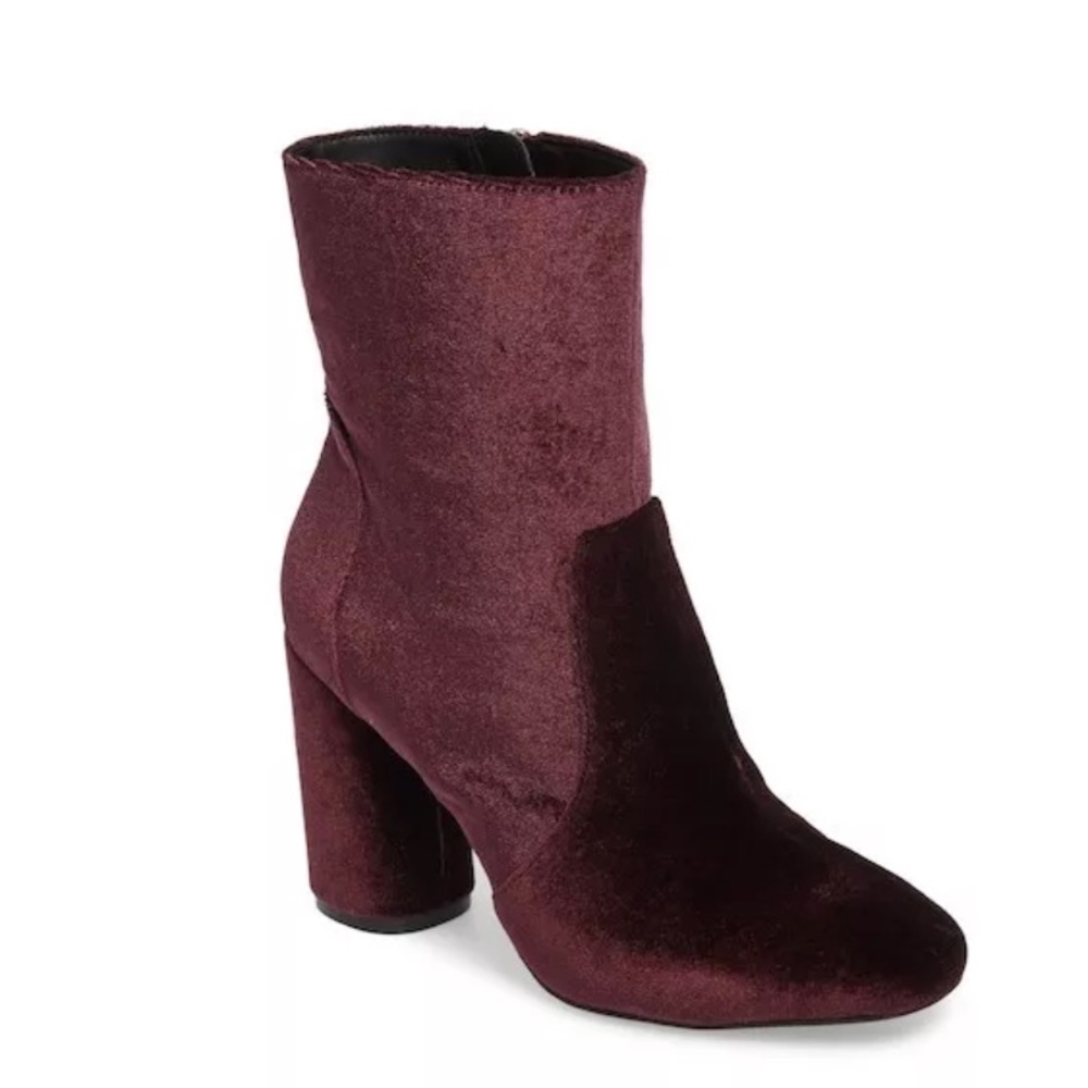 Donna Karan New York Alley Bootie CORDOVAN VELVET - Picture 1 of 8